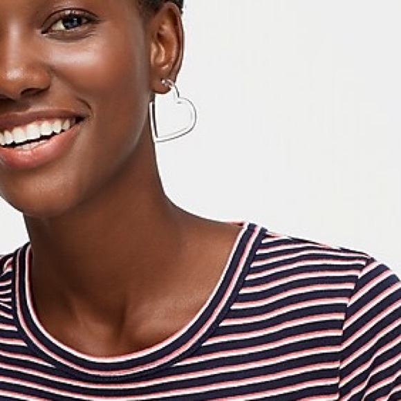 J.Crew NWT Heart Hoop Earring Bundle - Picture 5 of 5